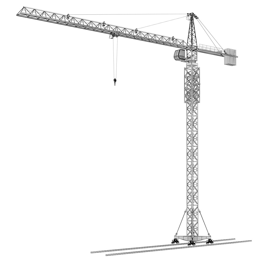 3d tower crane