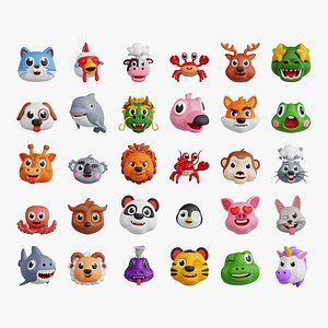 Animoji 3D Icon Set