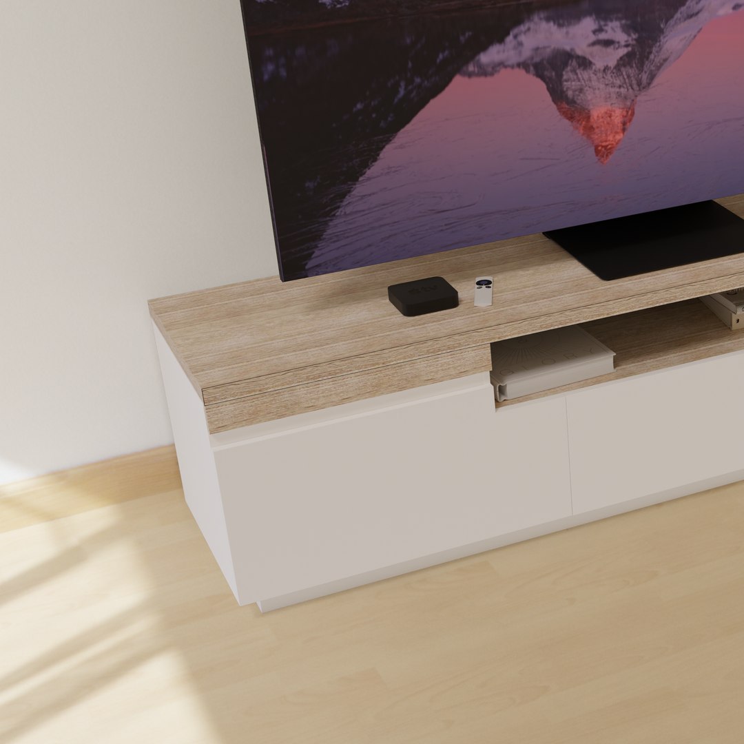 3D Model Tv Stand MOCKA SADIE - TurboSquid 2141044