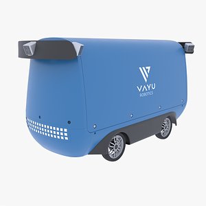 3D model Vayu delivery robot