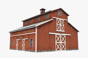 barn shed 3D