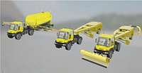 Unimog U400/U500 with runway trailers pack