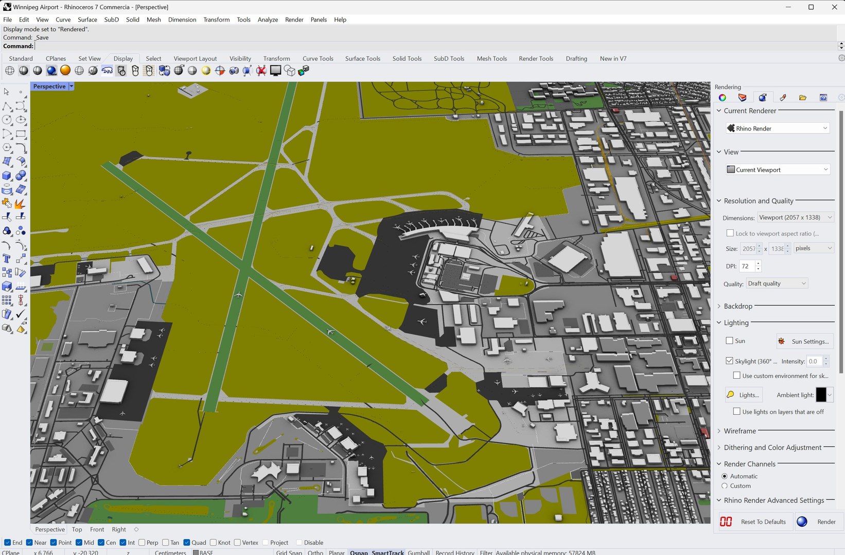 Winnipeg Airport 3D model - TurboSquid 2051841