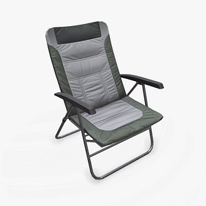 3D Camping Chair Low-poly PBR
