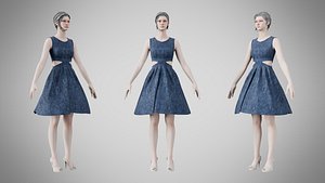 3D Dress 33 Digital Horizon Weave v2