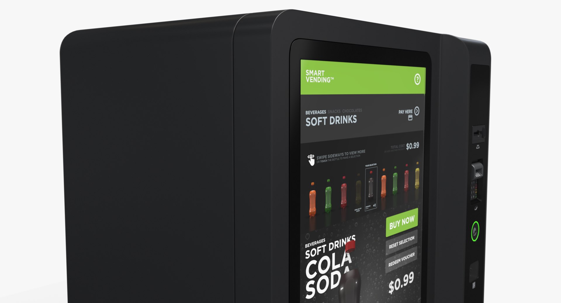 Generic Digital Vending Machine 3D Model - TurboSquid 1314974