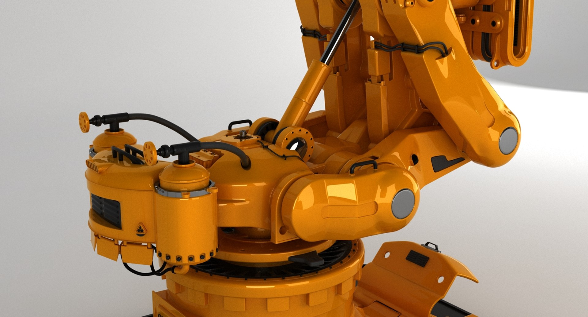Robot Arm Rigged 3d Model