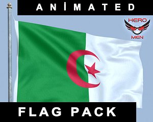 Algeria Flag (animated)