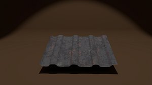 corrugated sheet 3D model