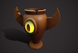 3D vase urn