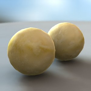 macadamia nut 3d model