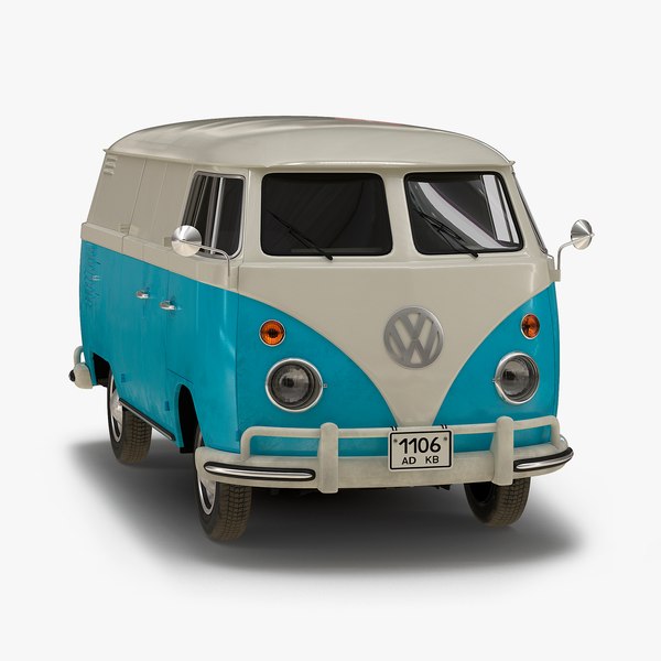 volkswagen type 2 panel 3d model