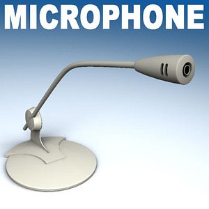 3d model microphone