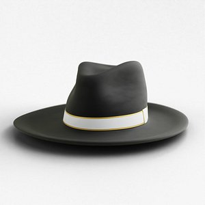 Low Poly Realistic Subdivision-Ready Fedora