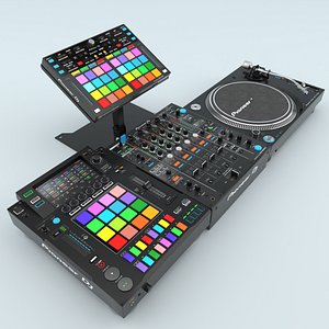 Professional DJ Pioneer Collection1 3D model