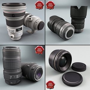Low Poly Camera Kits Collection