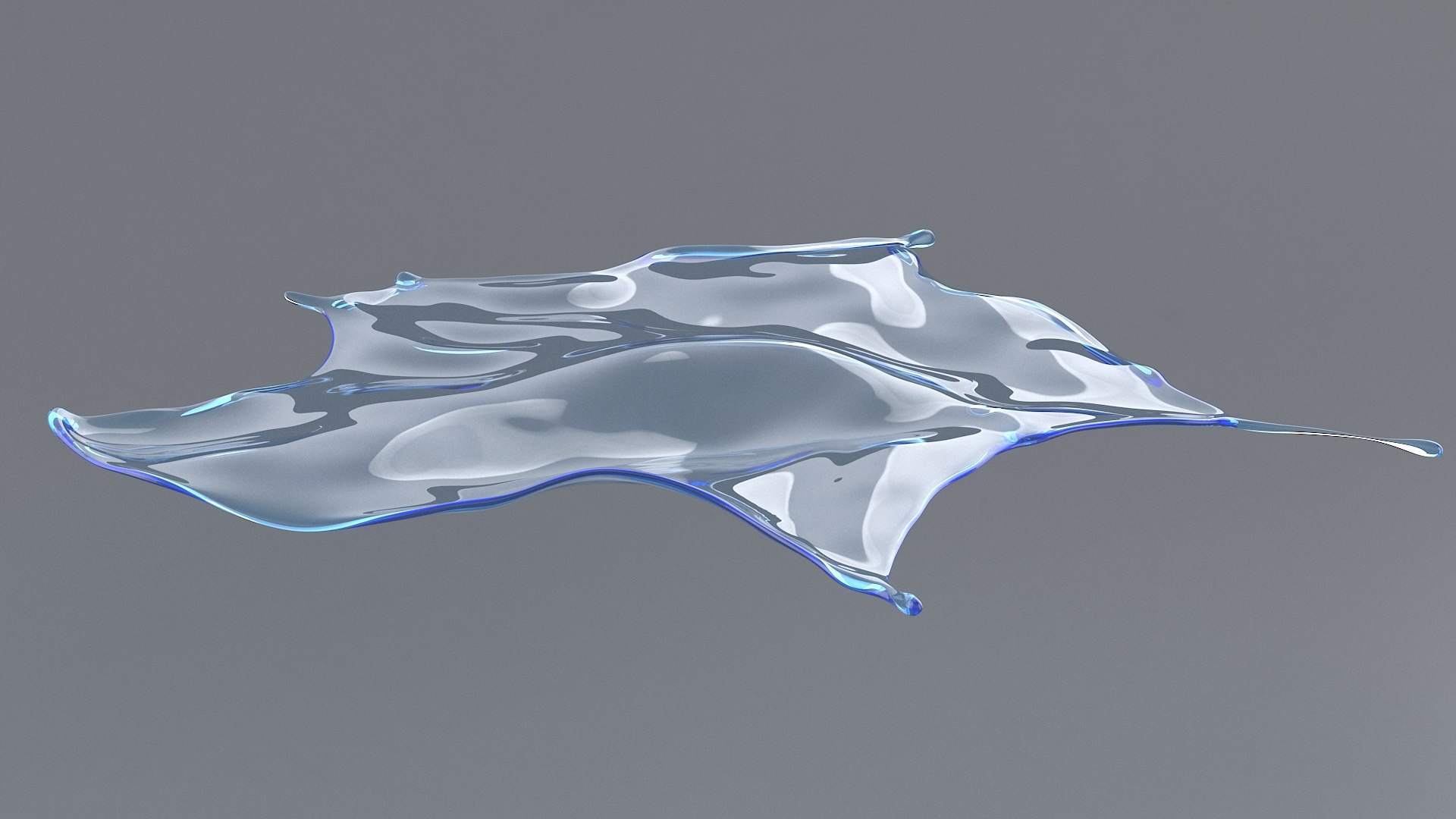 3D Splash Flat 00 Model - TurboSquid 1718077