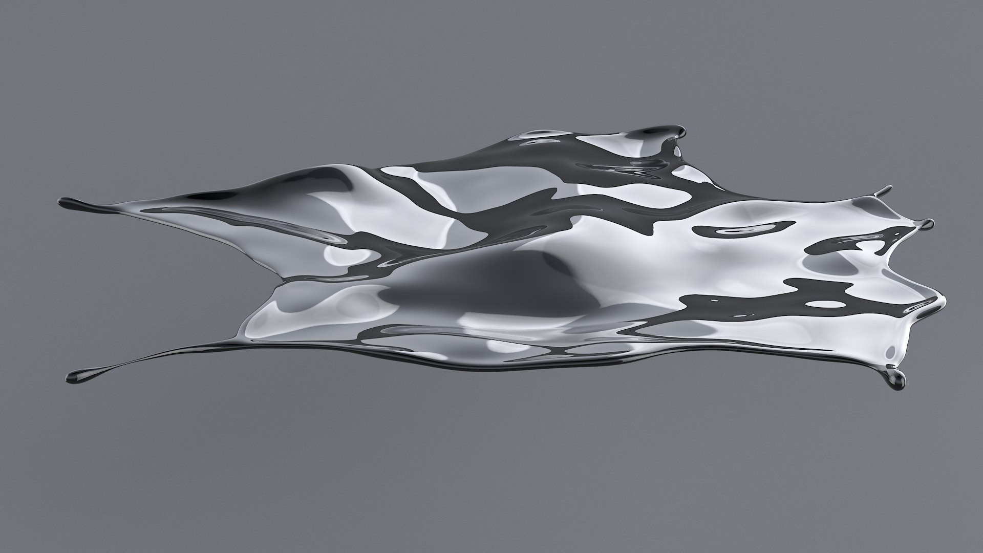 3D Splash Flat 00 Model - TurboSquid 1718077