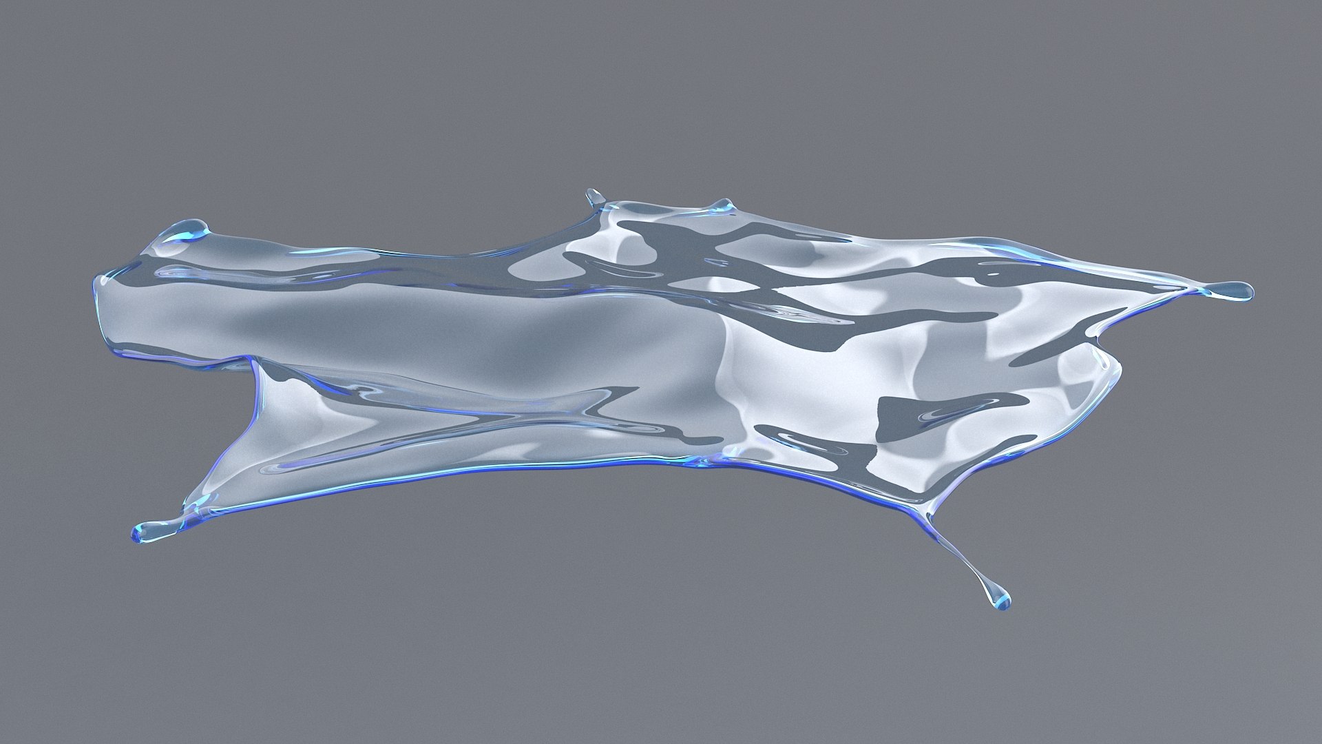 3D Splash Flat 00 Model - TurboSquid 1718077