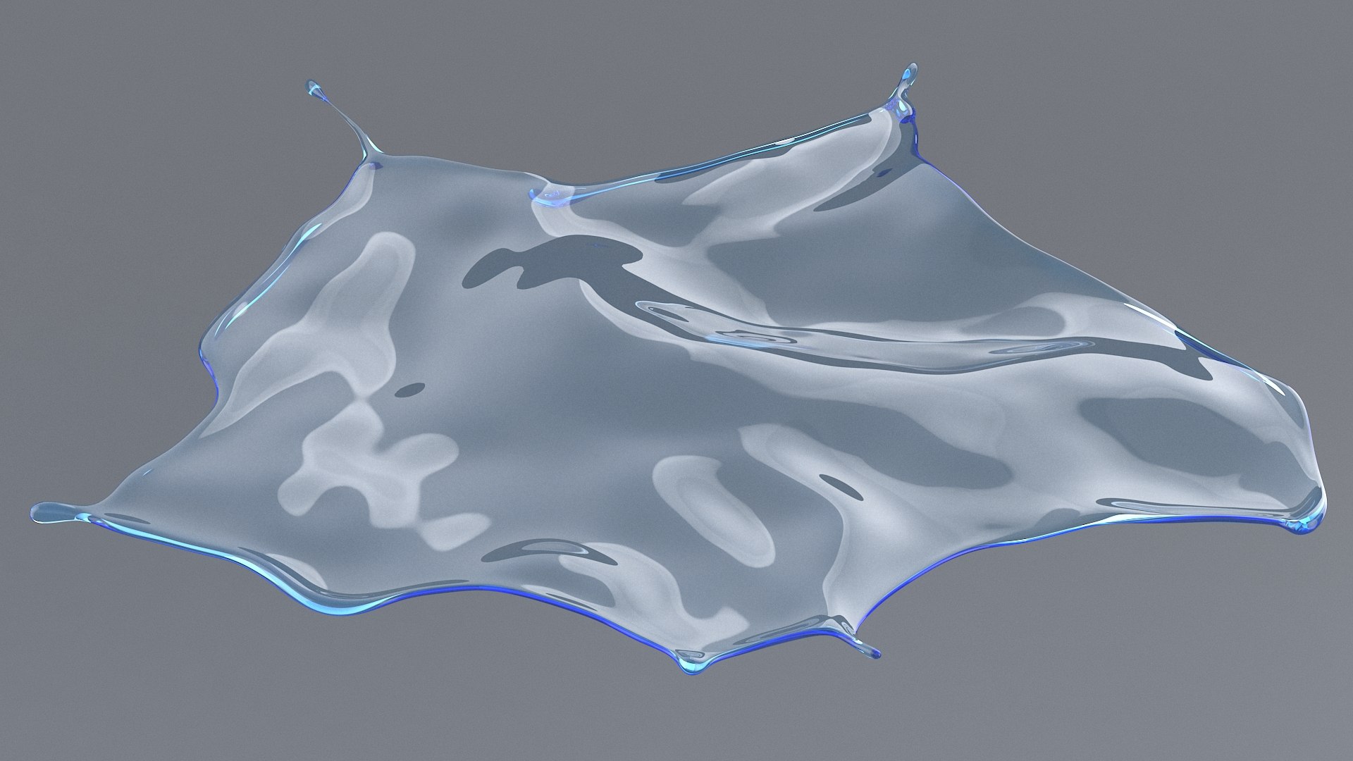 3D Splash Flat 00 Model - TurboSquid 1718077