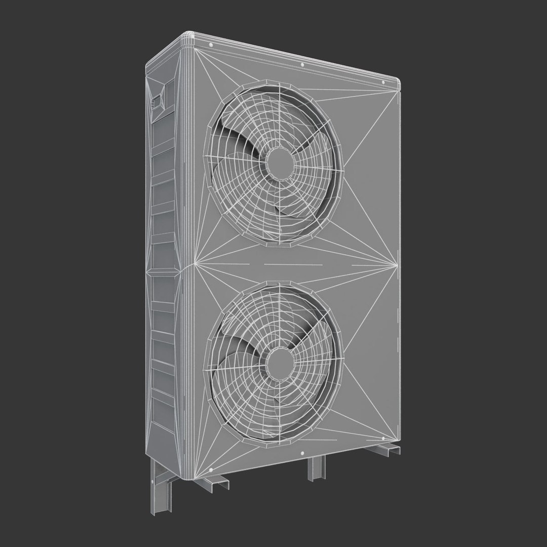 Air Conditioner Outdoor 3D Model - TurboSquid 1165026