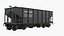 Railroad Open Hopper Wagon Black