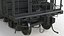 Railroad Open Hopper Wagon Black