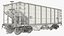 Railroad Open Hopper Wagon Black