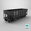 Railroad Open Hopper Wagon Black