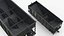 Railroad Open Hopper Wagon Black