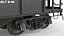 Railroad Open Hopper Wagon Black