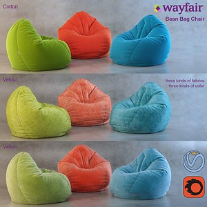 3D bean bag chair wayfair