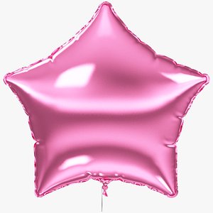 3D Star Balloon V7 model