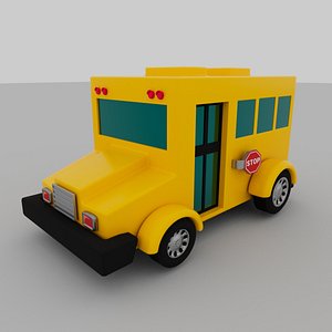 3D Toy car SchoolBus