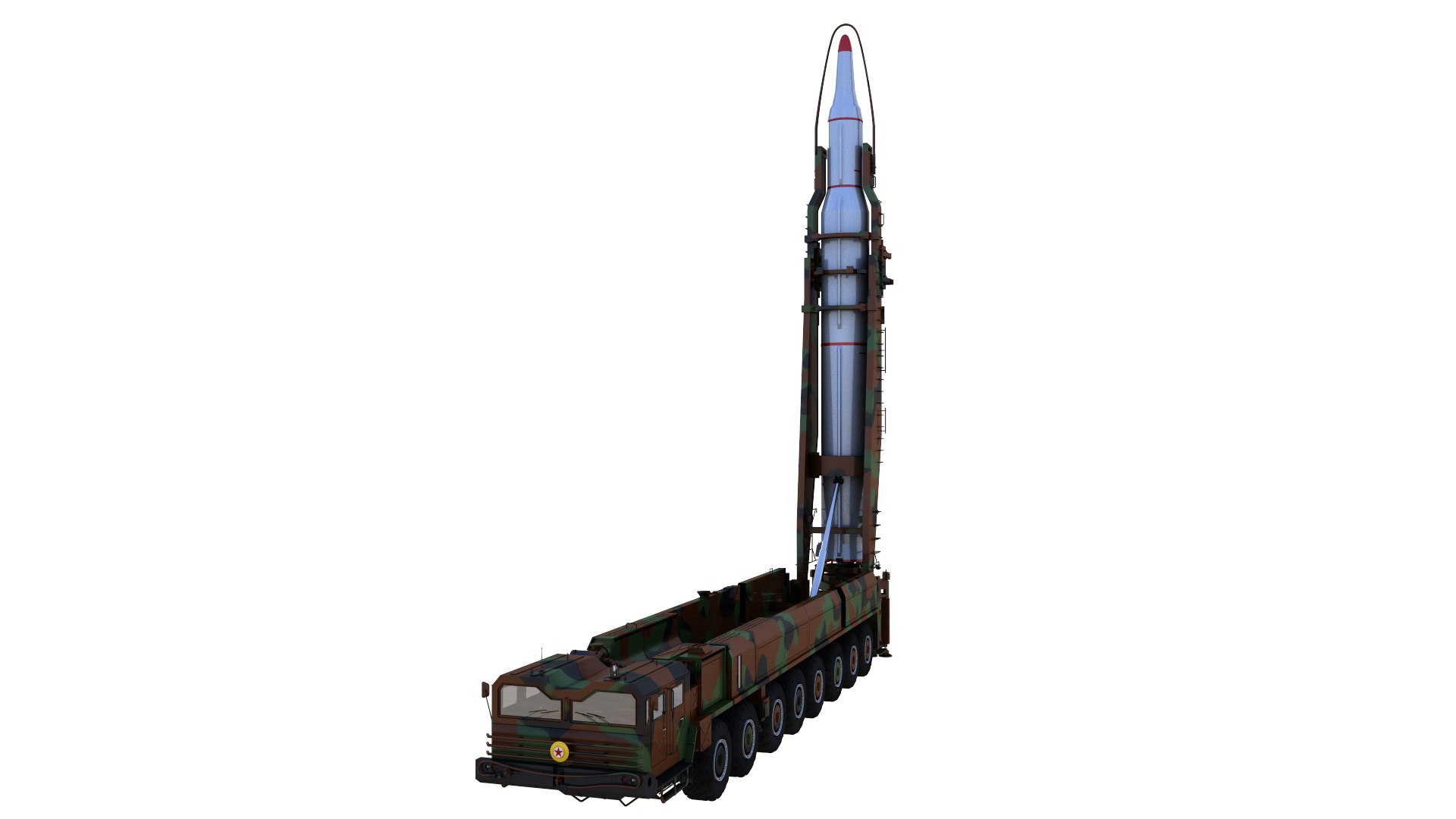 3D Hwaseong13 Missile Launch Vehicle - TurboSquid 2179268