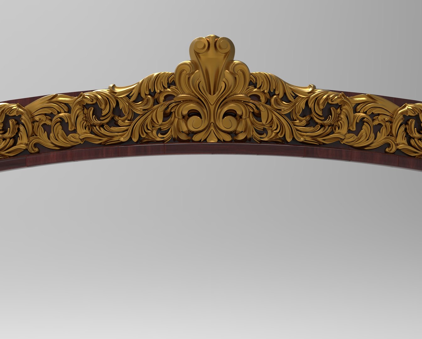 Frame Mirror Carving 3D Model - TurboSquid 1314487