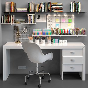 office stationery chair 3D model