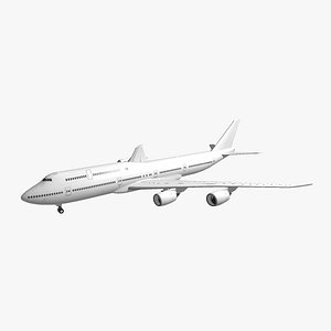 Game Ready Boeing 747-8i Unmarked