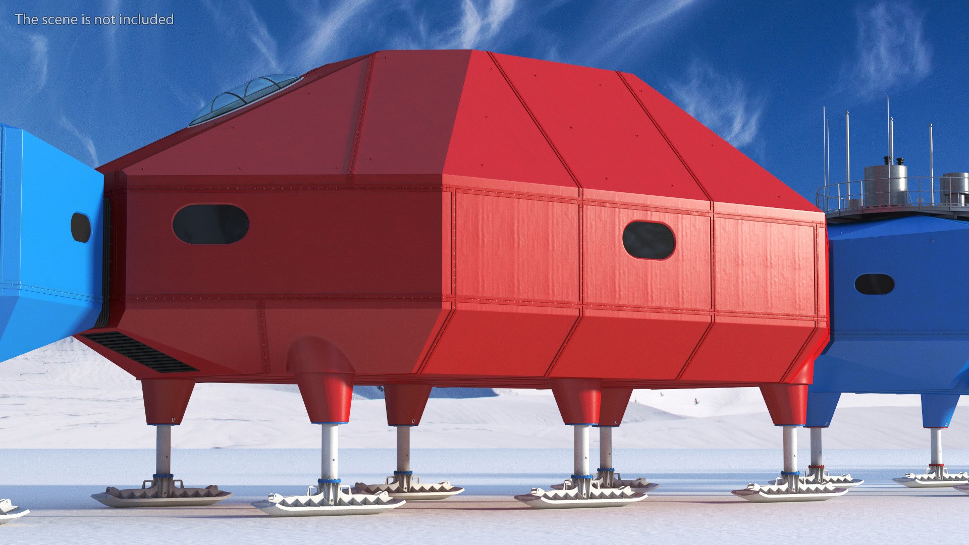 3D Arctic And Antarctic Mobile Research Station Model - TurboSquid 2121884