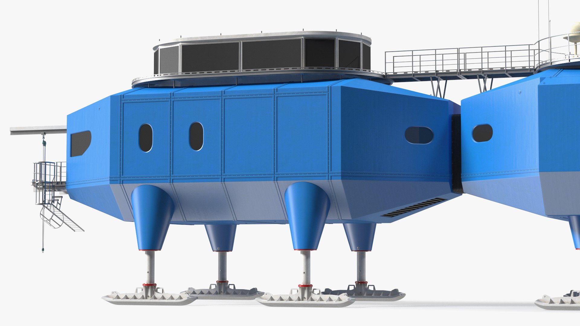 3D Arctic And Antarctic Mobile Research Station Model - TurboSquid 2121884