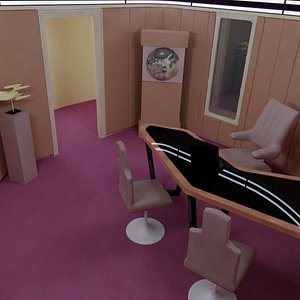 3d captain s enterprise d model