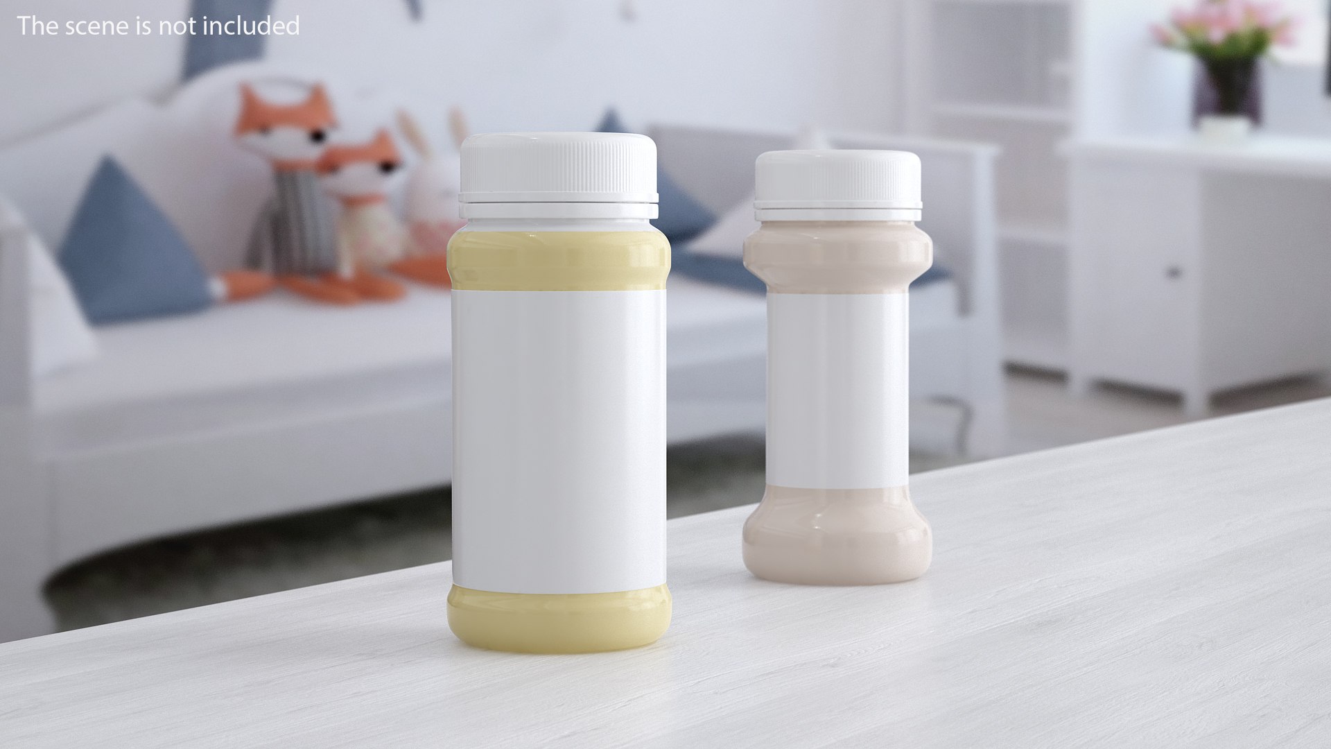 Baby Bottle Container 100ml 3D model preview