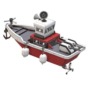 3D model Coast Guard Cutter