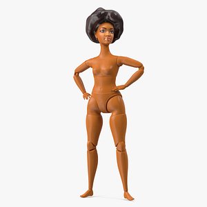 Barbie Looks Doll Elle GTD91 Standing Pose 3D model