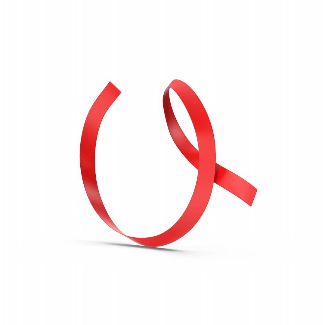 Red Ribbon 3D - TurboSquid 2210098