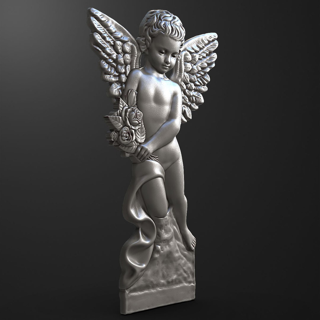 3д модели для чпу. 3d STL model Relief for CNC Router _ Angel Wings _0039. СТЛ модель статуя ангела. 3d модель ангелочка. Ангел 3д модель.