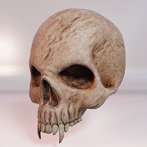 3D Vampire Skull1
