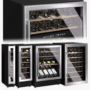 3D A set of wine cabinets refrigerators from Innocenti