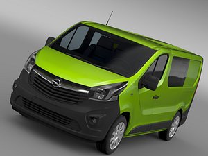 3d opel vivaro multivan ecoflex