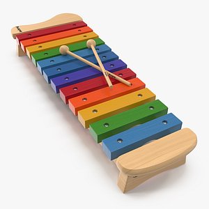 3D xylophone percussion musical toy